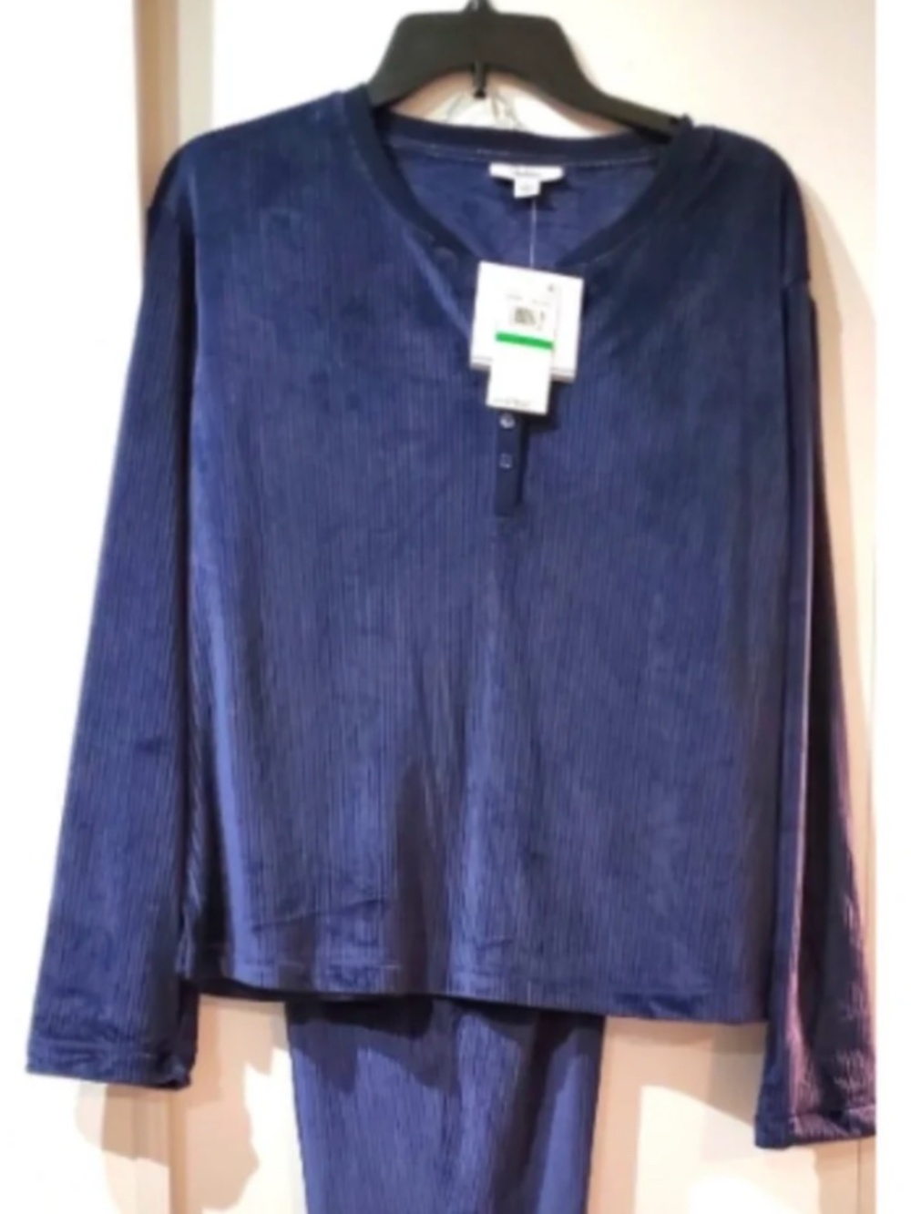 Roudelain Women's  Ribbed Pajama TOP